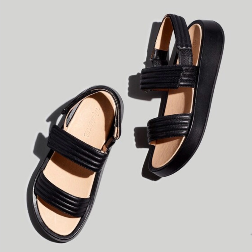 Madewell The Emmalee Sandal Black 10 New without Box